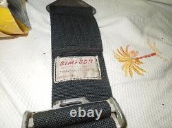 Vintage SIMPSON Auto Racing Seat Belt Shelby Cobra Hot Rod Lap Harness Corvette