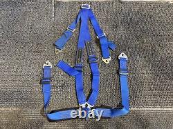 WILLANS Willans 4-point seat belt racing harness cam lock blue-ish / 2T8-1814