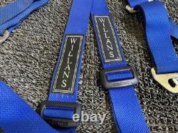 WILLANS Willans 4-point seat belt racing harness cam lock blue-ish / 2T8-1814