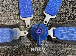 WILLANS Willans 4-point seat belt racing harness cam lock blue-ish / 2T8-1814