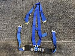 WILLANS Willans 4-point seat belt racing harness cam lock blue-ish / 2T8-1814