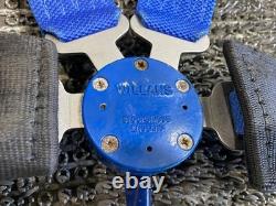 WILLANS Willans 4-point seat belt racing harness cam lock blue-ish / 2T8-1814