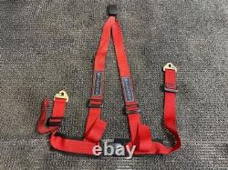 WILLANS Willans 4-point seat belt racing harness, red / T9-991