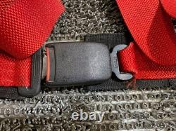 WILLANS Willans 4-point seat belt racing harness, red / T9-991