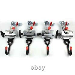 Wheelchair Tie Down Seat Belt Kit Composed of 4 Pcs Retrators +1 Pc Lap Belt