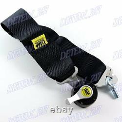 X1 Black 4 Point Camlock Quick Release Car Seat Belt Harness Racing Universal 3