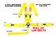 Yellow 3 Racing Harness Sfi 16.1 Pull Up Lap Belts 5 Point Cam Lock Racerdirect